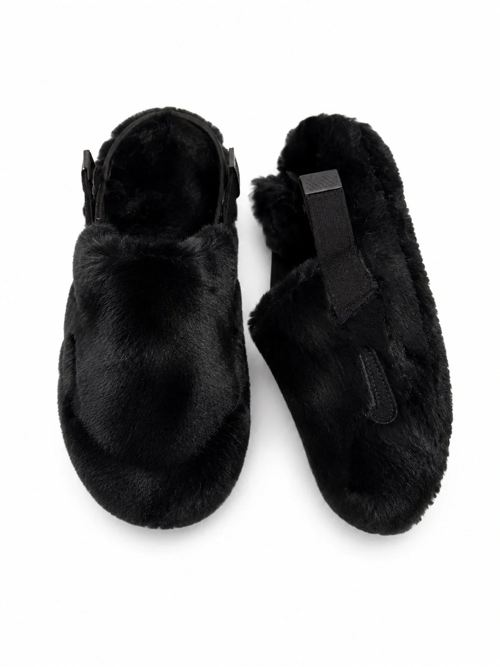 Nike Calm Fuzzy Faux Fur Women's Mule Size 8